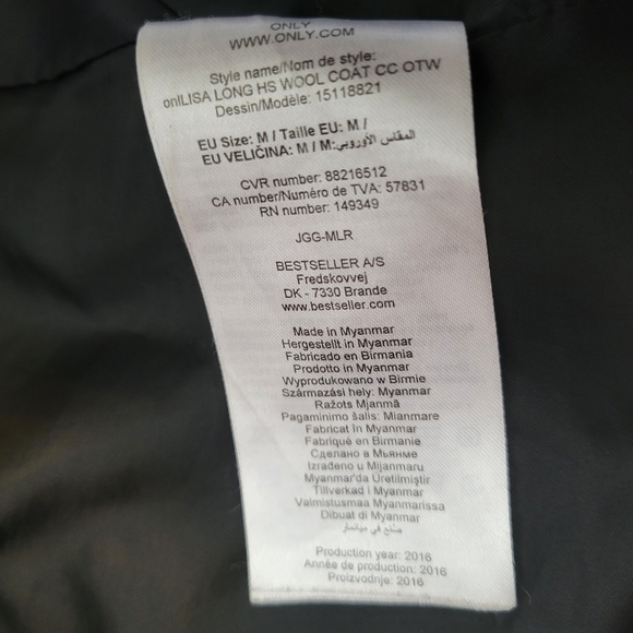 OVERSIZE HOOD WOOL JACKET (ONLY brand) - Picture 6 of 7